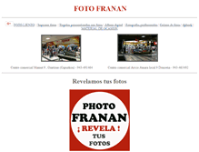 Tablet Screenshot of fotofranan.es
